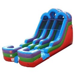 15 foot double lane inflatable water slide rainbow4 1768494191 21 ft Retro Wet/Dry Water Slide